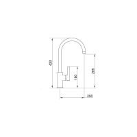 Смеситель для кухни CLEVER OSMOSIS new с выходом для питьевой воды 61101