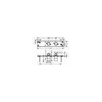 Скрытая часть Hansgrohe 26840180 Rainfinity Showerpipe 360 00057865
