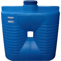 Прямоугольно-вертикальная емкость AQUAPLAST 1000 л, синяя 4630017951987