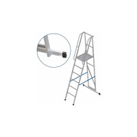 Лестница-платформа MEGAL фиксированной высоты - ЛПФВА Н=1.5-4 с траверсой 040703