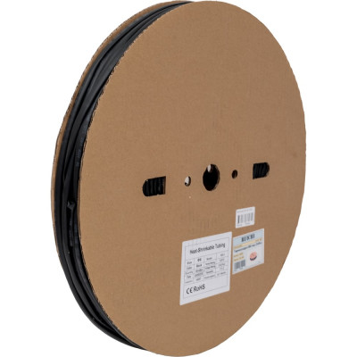 Термоусадка Ruichi Ф6 черный /100м/ 60659