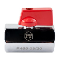 Шаровой кран PROFACTOR PF CHROME MINI для бытовой техники в/в 1/2 PF BMV 351