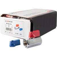 Шаровой кран PROFACTOR PF CHROME MINI для бытовой техники в/в 1/2 PF BMV 351