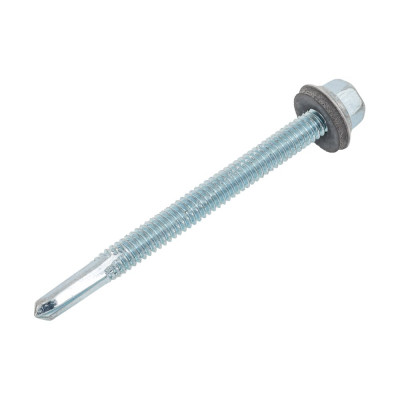 Кровельный саморез КРЕП-КОМП с увеличенным сверлом, 6,3x76 Kn, 12 шт. скд6376мф