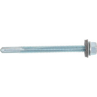 Кровельный саморез КРЕП-КОМП с увеличенным сверлом, 6,3x76 Kn, 12 шт. скд6376мф