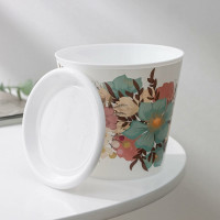 Горшок для цветов Доляна Фрезия 0.8 л, белый 7306177