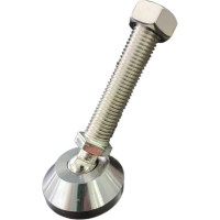 Опора UnitMC регулируемая шарнирная 60хМ20х100 (основание сталь, винт сталь) 400203 60хМ20х100