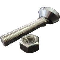 Опора UnitMC регулируемая шарнирная 60хМ20х100 (основание сталь, винт сталь) 400203 60хМ20х100