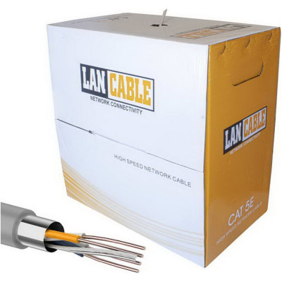 Кабель витая пара RUICHI 5e F/UTP 2PR 24AWG CCA 305м 114472