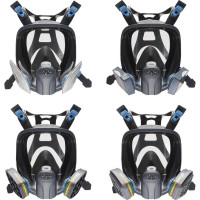 Панорамная маска UNIX 6100 с химстойким покрытием, 2 рост 102-024-0007