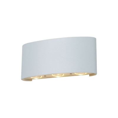 Уличный настенный светодиодный светильник Crystal Lux CLT 023W3 WH