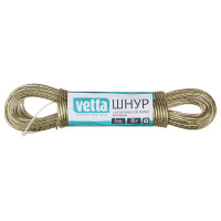 Шнур VETTA с металлической жилой крученый 3ммх20м 453-089