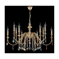 Подвесная люстра Crystal Lux MERCEDES SP6+6 GOLD/COLOR