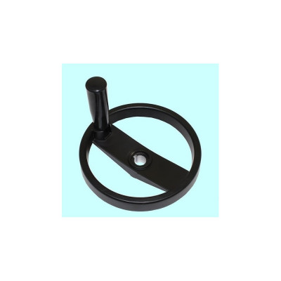 Маховик TLX 100x12x37x4мм DxdxHxb с 2-мя спицами, алюминий с откидной ручкой 65924