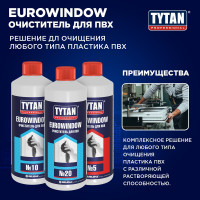 Очиститель для ПВХ Tytan PROFESSIONAL EUROWINDOW №10 950 мл 10870 234904