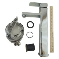 Смеситель для накладной раковины MYNAH хром, высота 310 мм, латунь M1004-28