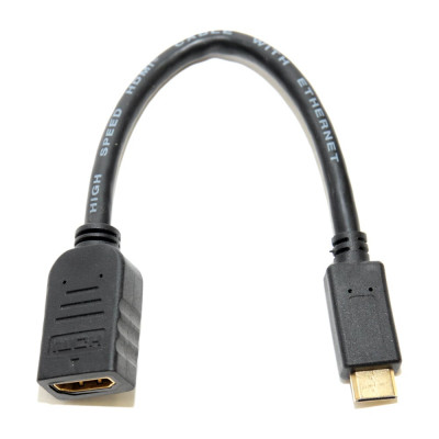 Кабель-адаптер 5bites HDMI F - mini HDMI M, v1.4B BC-HDC2A1