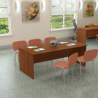 Стол для переговоров ФЕЛИКС 210x102x74.5 см миланский орех светлый ПК-ССМ-СТГ210x102/КП-В1-35