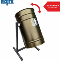 Урна ПК ОТК металлическая «Космос 19 л» цвет антик бронза УК6БР