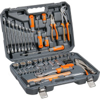 Набор инструментов AIRLINE универсальный 72 предмета, пласт.кейс AT-72-54