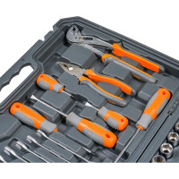 Набор инструментов AIRLINE универсальный 72 предмета, пласт.кейс AT-72-54