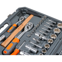 Набор инструментов AIRLINE универсальный 72 предмета, пласт.кейс AT-72-54