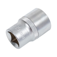Головка торцевая короткая SPLINE (19 мм; 1/2"; CrV) YATO YT-1471