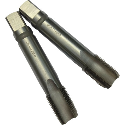 Машинно-ручной метчик TORNERI трубный G 3/4 Р6М5, комплект из 2-х штук 038283