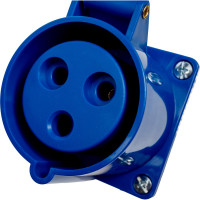 Силовой разъем RUICHI 123 2P+E 32A 220-240V 64230
