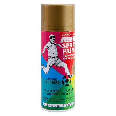 Краска-спрей ABRO MASTERS №18К (золото; 400 мл) SP-030