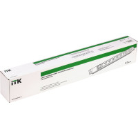 Розеточный блок IEK ITK PDU 6 розеток нем. ст. + 2 С13 LED 1U вх. С14 алюмин. PH12-6D2C133