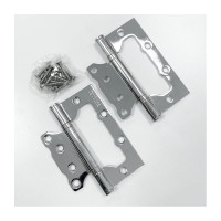 Петля накладная VETTORE FLUSH 125×75×2.5mm CP Хром, 2шт 20637