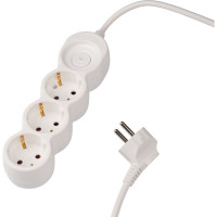 Удлинитель Jazzway EX-03GS-300 (3 x 3) заземление, шторки, выключатель с подсветкой 5034792