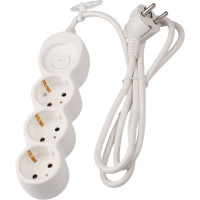 Удлинитель Jazzway EX-03GS-300 (3 x 3) заземление, шторки, выключатель с подсветкой 5034792