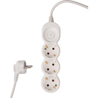 Удлинитель Jazzway EX-03GS-300 (3 x 3) заземление, шторки, выключатель с подсветкой 5034792