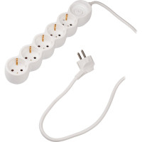 Удлинитель Jazzway EX-05GS-150 (5 x 1,5) заземление, шторки, выключатель с подсветкой 5034815