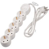 Удлинитель Jazzway EX-05GS-150 (5 x 1,5) заземление, шторки, выключатель с подсветкой 5034815