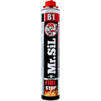 Огнеупорная монтажная пена Mr.SiL В1 профессиональная 750 мл 11005