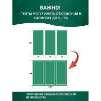 Тент укрывной 10х12 м Rendell 00-00001523