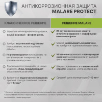 Грунт-Эмаль MALARE 3 в 1 по ржавчине, полуматовая, графитово-серый(темный), 0.9 кг 7930085244064