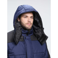 Зимняя куртка Факел Европа, тк.Дюспо, темно-синий/черный, размер 56-58, рост 194-200 87472332.016