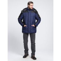 Зимняя куртка Факел Европа, тк.Дюспо, темно-синий/черный, размер 56-58, рост 194-200 87472332.016