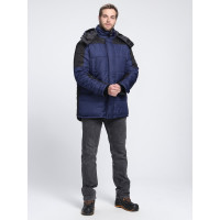 Зимняя куртка Факел Европа, тк.Дюспо, темно-синий/черный, размер 56-58, рост 194-200 87472332.016