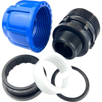 Муфта ПНД соединительная 50 - НР 1 1/2" Boutte 1649588