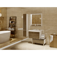 Зеркало AQUATON Капри 80 Таксония темная 1A230402KPDB0
