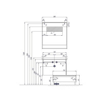 Зеркало AQUATON Капри 80 Таксония темная 1A230402KPDB0