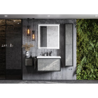 Шкаф - колонна AQUATON Уэльс графит 1A267703WA6A0 new