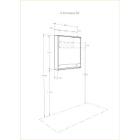 Зеркало AQUATON Капри 80 1A230402KP010
