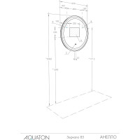 Зеркало AQUATON Анелло 85 1A260802AK010