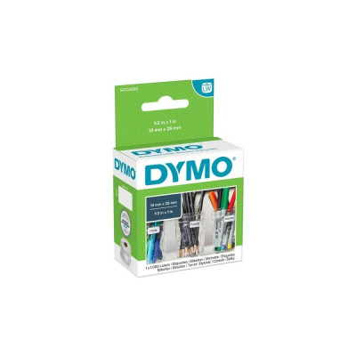 Многофункциональные этикетки Dymo S0722530 25x13 мм, 1000 штук в рулоне DYMO11353
